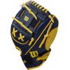 Wilson A200 Youth Baseball Gloves(Navy/Yellow)