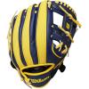 Wilson A200 Youth Baseball Gloves(Navy/Yellow)