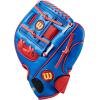 Wilson A200 Youth Baseball Gloves(Royal/Red/Yellow)