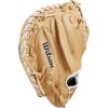 Wilson Fall 2024 A1000® CM33 33” Baseball Catcher’s Mitt – Blonde/Black/White, Right Hand Throw