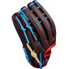 Wilson Spring 2025 A2000® Baseball Gloves(Black/Red/Sky Blue)