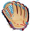 Wilson Spring 2025 A2000® Baseball Gloves(Black/Red/Sky Blue)