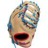 Wilson Spring 2025 A2000® Baseball Gloves(Blonde/Red/Sky Blue)