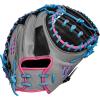 Wilson Spring 2025 A2000® Baseball Gloves(Grey/Black/Flamingo)