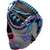 Wilson Spring 2025 A2000® Baseball Gloves(Grey/Black/Flamingo)