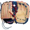 WILSON 2024 A1000 Infield Baseball Gloves – 11″, 11.5″, 11.75″ and 12″(Blonde/Navy/Red)