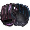 Wilson 2026 A1000 Baseball Gloves(Black/Flamingo Pink/Cool Blue)