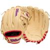 Wilson 2026 A1000 Baseball Gloves(Blonde/Red/Royal)