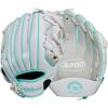 Wilson A200 Youth Baseball Gloves(Silver/White/Teal)
