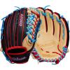 Wilson Spring 2025 A2000® Baseball Gloves(Black/Red/Sky Blue)