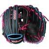 Wilson Summer 2025 A2000® Baseball Gloves(Black/Sky Blue/Flamingo)
