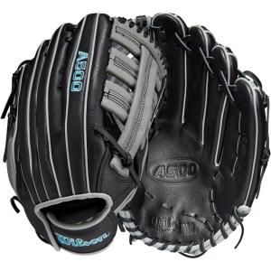 Wilson 2023 A500 Youth Baseball Glove(Black/Grey/Blue)