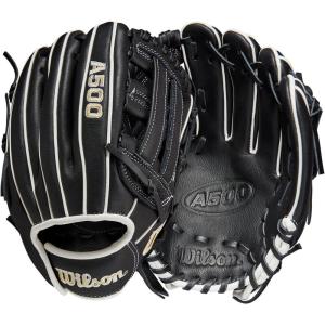 Wilson 2023 A500 Youth Baseball Glove(Black/White/Blonde)