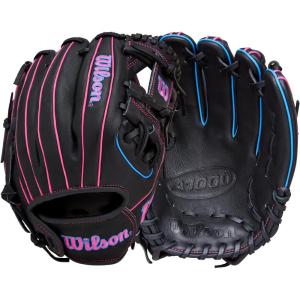 Wilson 2026 A1000 Baseball Gloves(Black/Flamingo Pink/Cool Blue)
