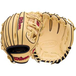 Wilson 2026 A1000 Baseball Gloves(Blonde/Black/Red)