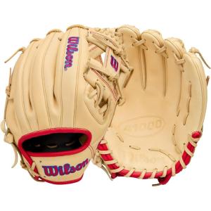 Wilson 2026 A1000 Baseball Gloves(Blonde/Red/Royal)