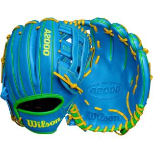 Wilson Spring 2025 A2000® Baseball Gloves(Sky Blue/Optic Yellow)
