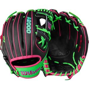 Wilson Summer 2025 A2000® Baseball Gloves(Black/Neon Green/Flamingo)