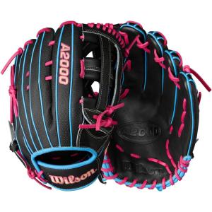Wilson Summer 2025 A2000® Baseball Gloves(Black/Sky Blue/Flamingo)