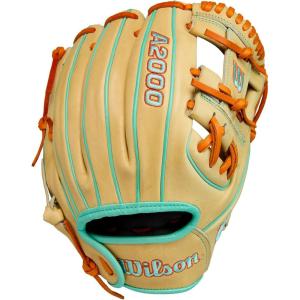 Wilson Summer 2025 A2000® Baseball Gloves(Blonde/Seafoam/Orange)