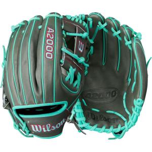Wilson Summer 2025 A2000® Baseball Gloves(Charcoal/Seafoam/Red)
