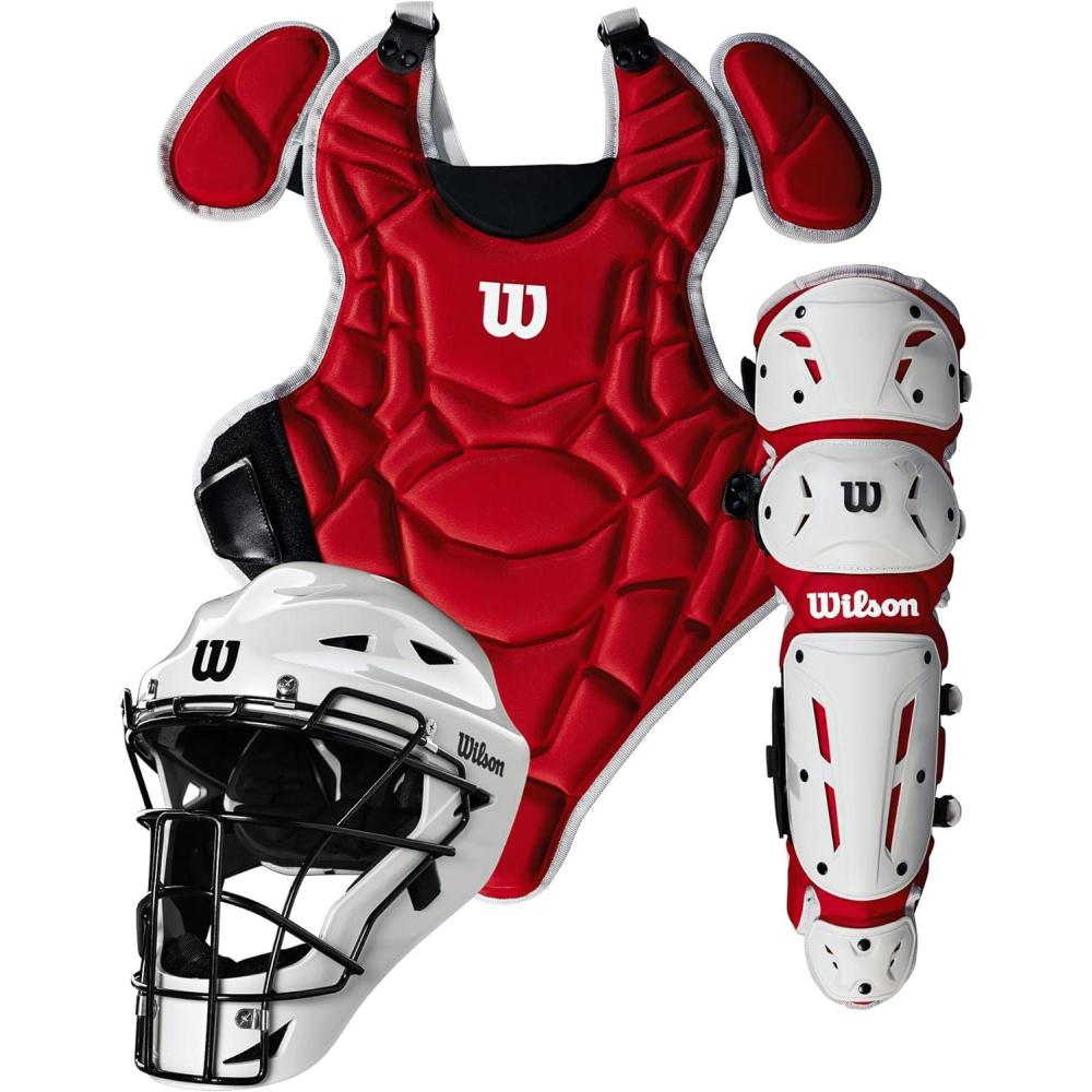 imageWilson EZ Gear 20 Catchers Gear KitScarlet