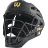 WILSON Pro Stock Titanium Umpire Helmet, Black, 7″-7 1/2″