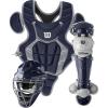 WILSON C200 Youth Catcher’s Gear Kit – Navy