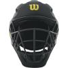 WILSON Pro Stock Titanium Umpire Helmet, Black, 7″-7 1/2″