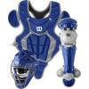 Wilson C200 Youth 3-Piece Catcher’s Gear Set(Royal)