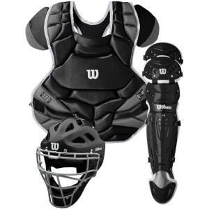 Wilson C1K Catcher’s Gear Kit(Black)