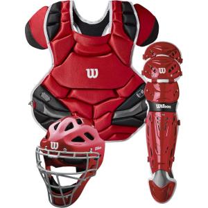 Wilson C1K Catcher’s Gear Kit(Scarlet)