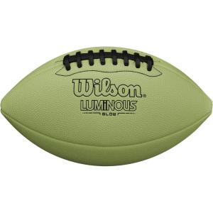 Wilson Luminous Glow Football – Junior Size, Green