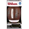 Wilson NCAA Supreme Composite Leather Football w/Pump & Tee – Junior Size, Brown(One Size)