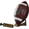 Wilson NCAA Supreme Composite Leather Football w/Pump & Tee – Junior Size, Brown(One Size)