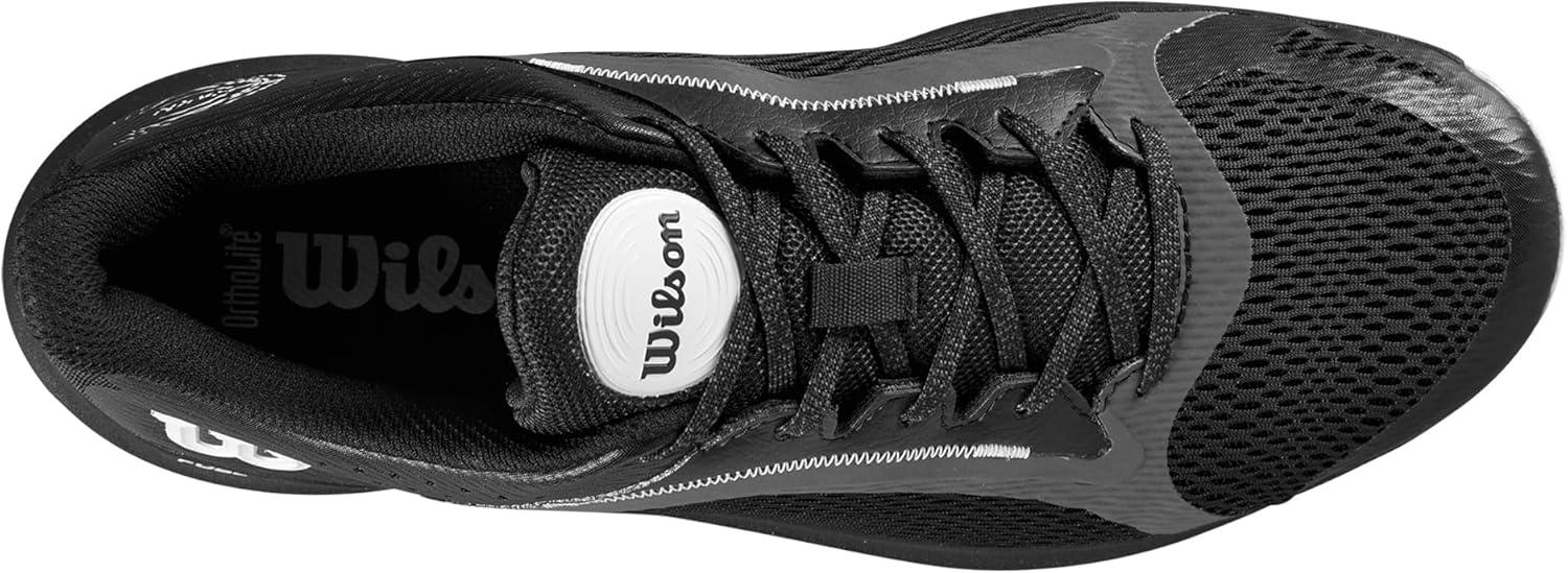 imageWILSON Rush Pro Ace Pickler Mens Pickleball Shoes Mens US Shoe Sizes Made for Pickleball CourtsBlack White Ebony