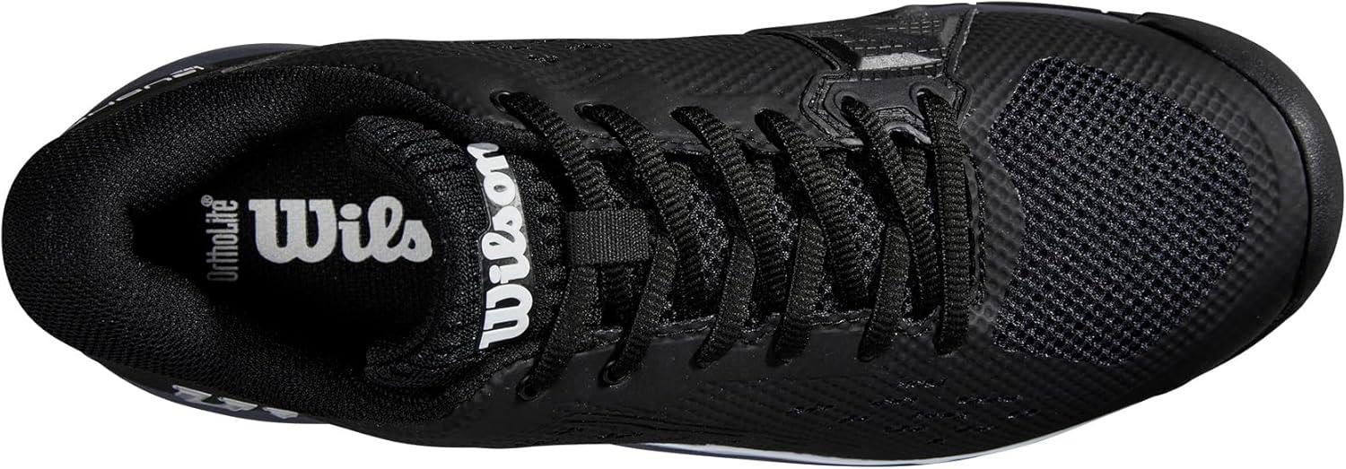 imageWILSON Rush Pro Ace Pickler Mens Pickleball Shoes Mens US Shoe Sizes Made for Pickleball CourtsBlackOmbre BlueWhite