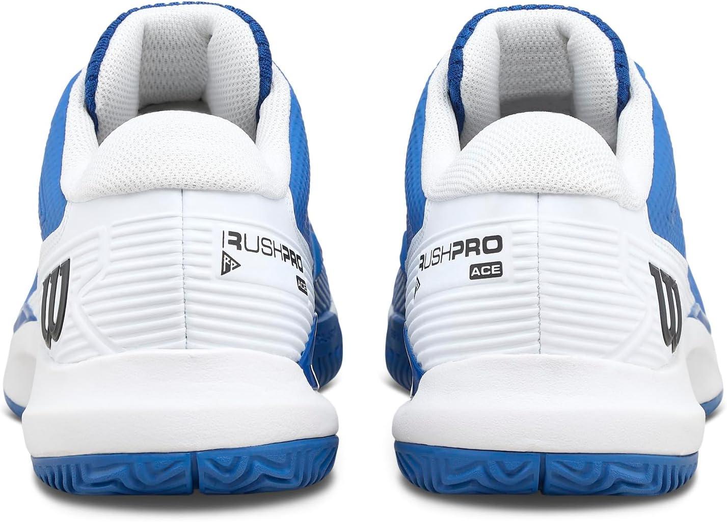 imageWILSON Rush Pro Ace Pickler Mens Pickleball Shoes Mens US Shoe Sizes Made for Pickleball CourtsDeja Vu BlueWhiteBlack