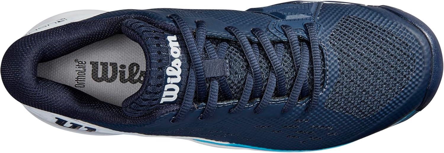imageWILSON Rush Pro Ace Pickler Mens Pickleball Shoes Mens US Shoe Sizes Made for Pickleball CourtsNavy Blazer White Blue Atoll