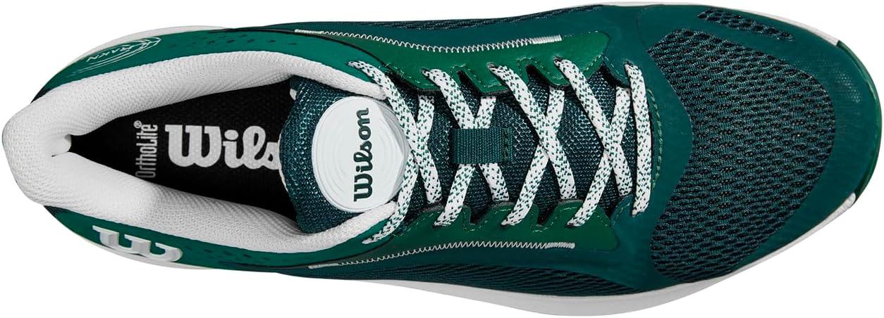 imageWILSON Rush Pro Ace Pickler Mens Pickleball Shoes Mens US Shoe Sizes Made for Pickleball CourtsPonderosa Pine Evergreen White