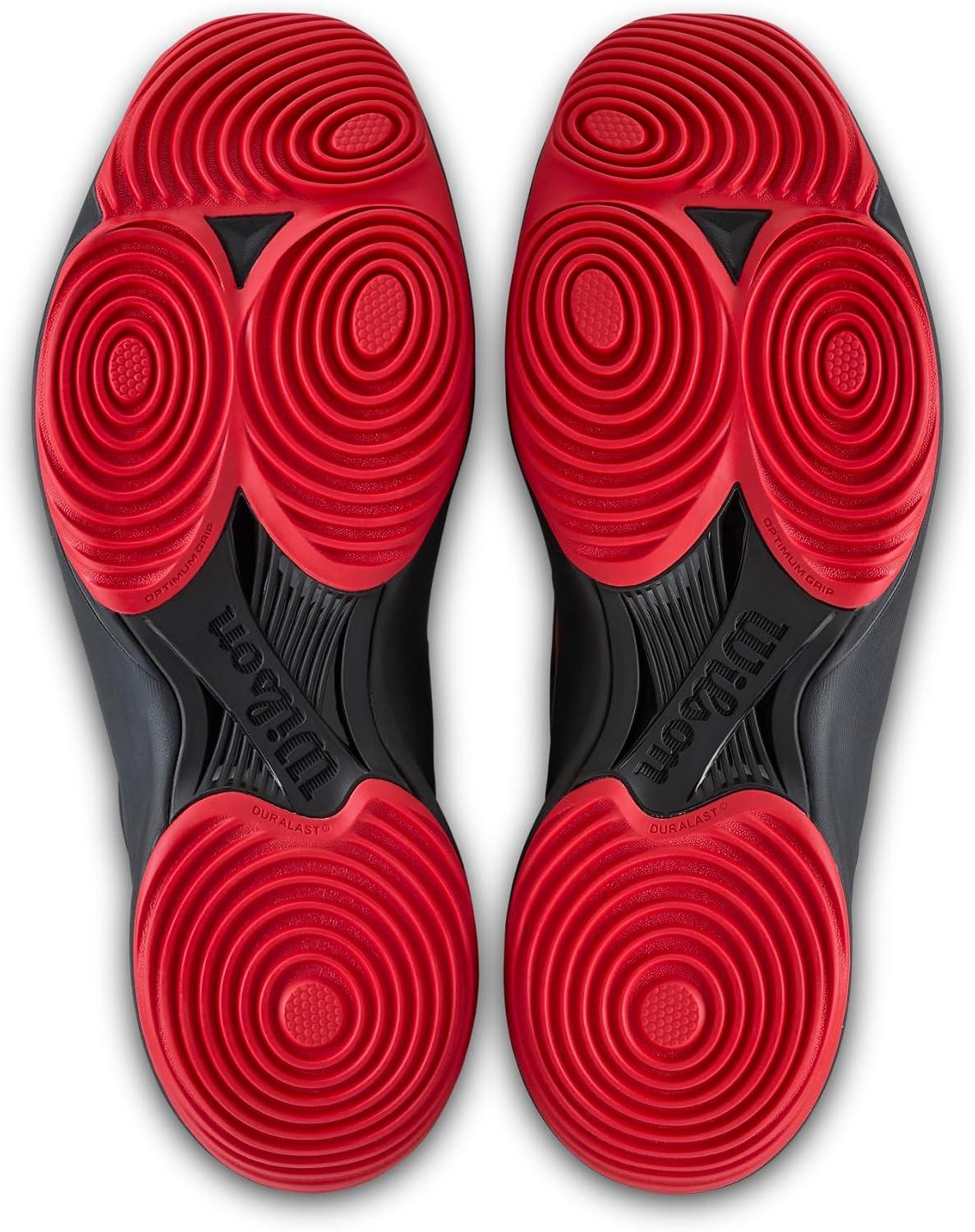 imageWilson Mens Mens Hurakn Lite Padel ShoesBlackInfaredWhite