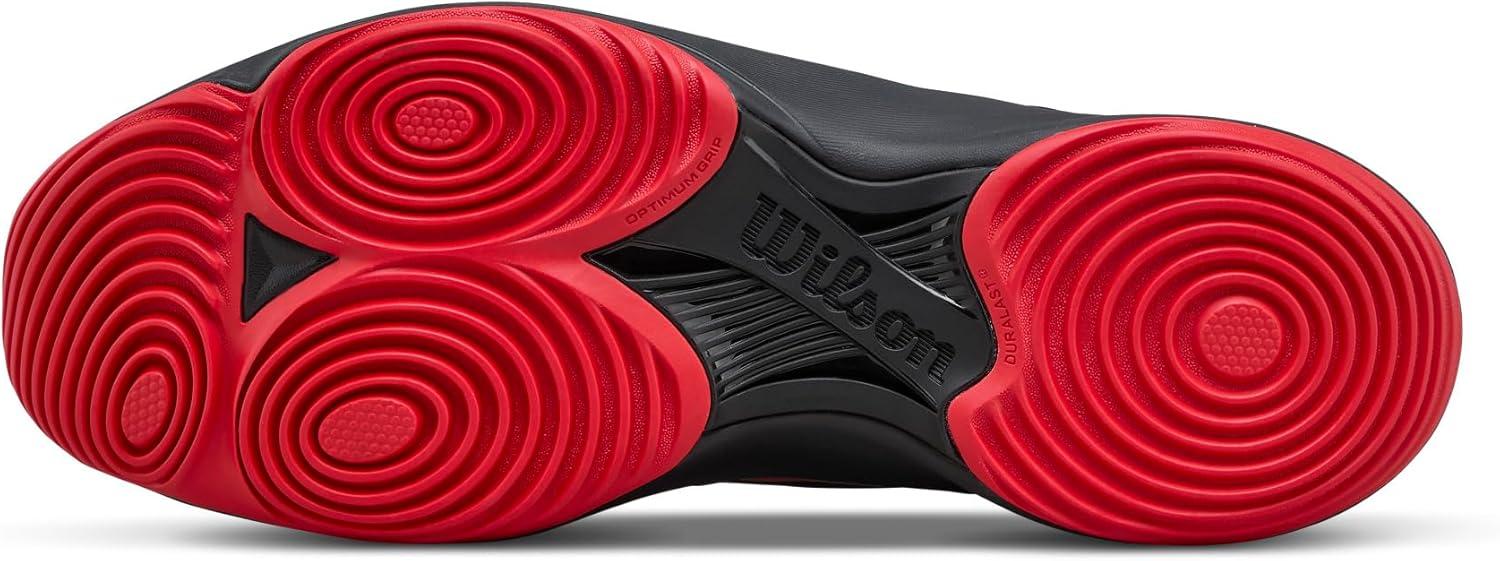 imageWilson Mens Mens Hurakn Lite Padel ShoesBlackInfaredWhite