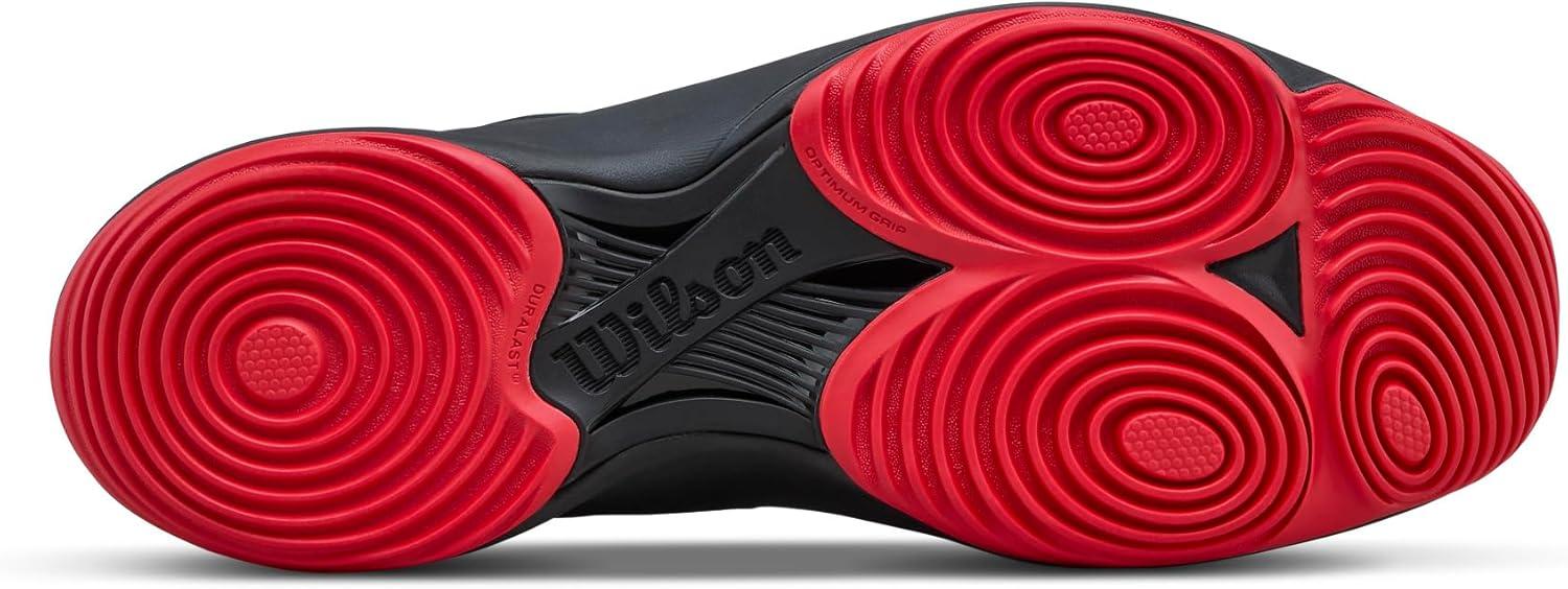 imageWilson Mens Mens Hurakn Lite Padel ShoesBlackInfaredWhite