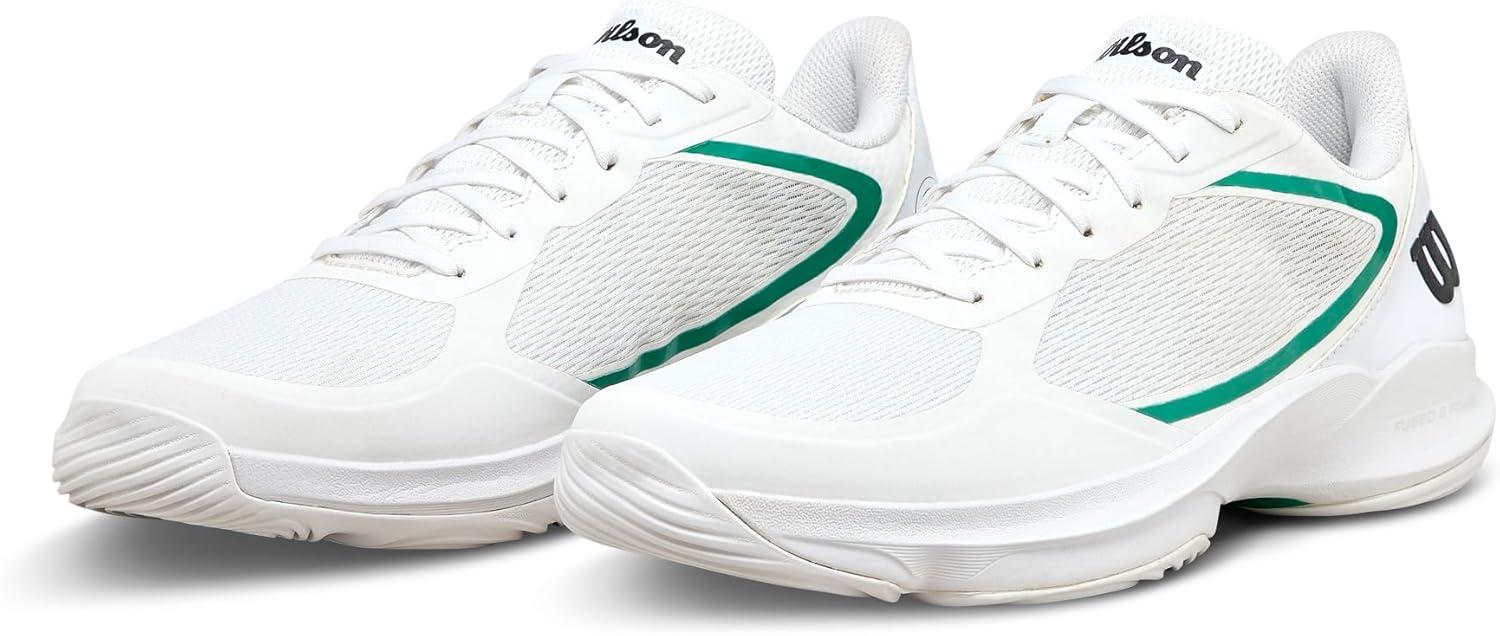 imageWilson Mens Mens Hurakn Lite Padel ShoesWhiteBosphorus