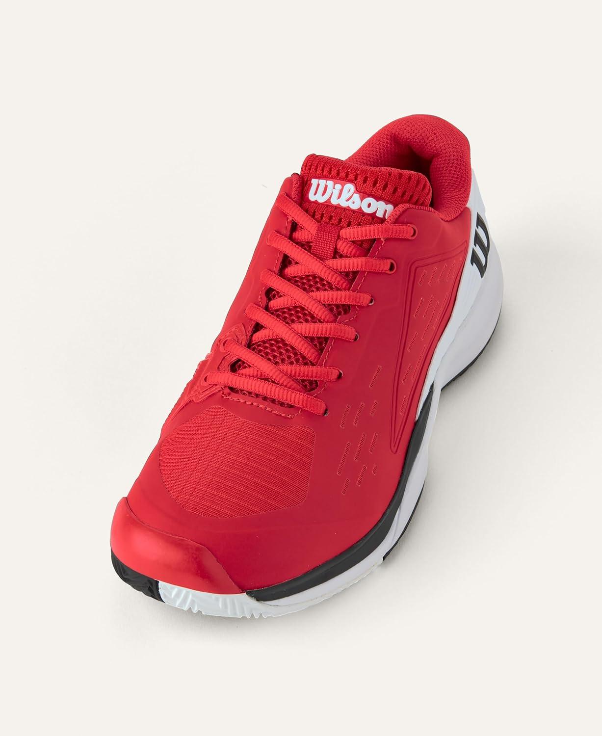 imageWilson Mens Rush Pro Ace Tennis ShoesWhite Infrared Black
