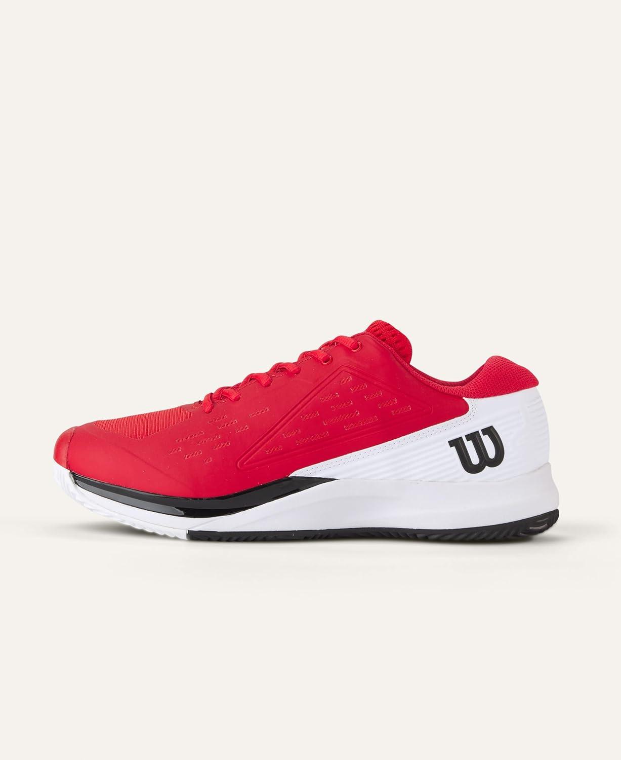 imageWilson Mens Rush Pro Ace Tennis ShoesWhite Infrared Black