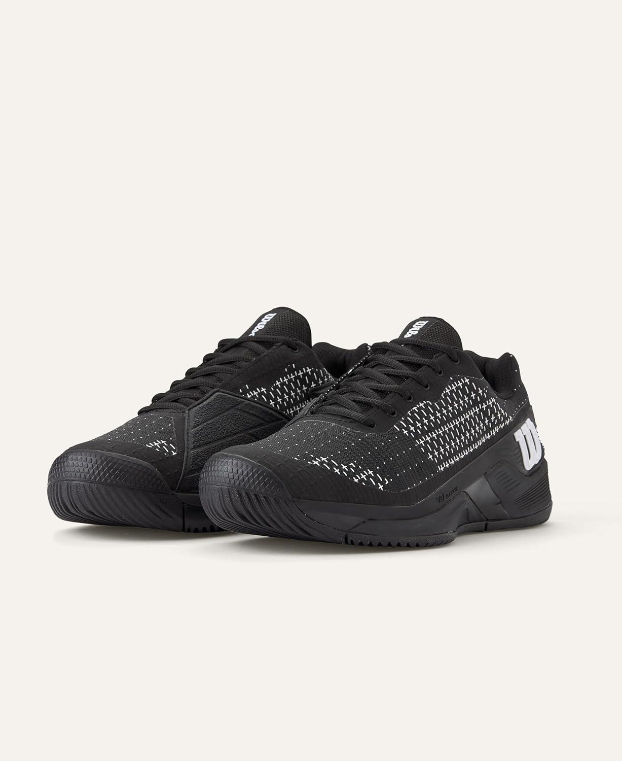 imageWilson Mens Rush Pro Extra Duty Mens Tennis ShoesBlackWhite
