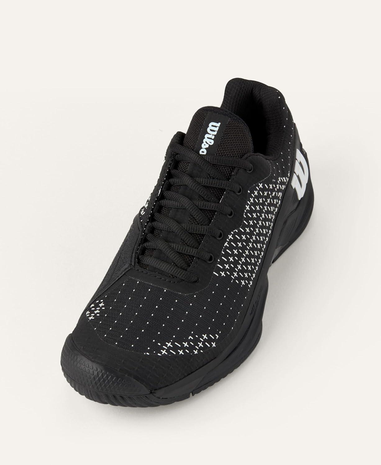 imageWilson Mens Rush Pro Extra Duty Mens Tennis ShoesBlackWhite