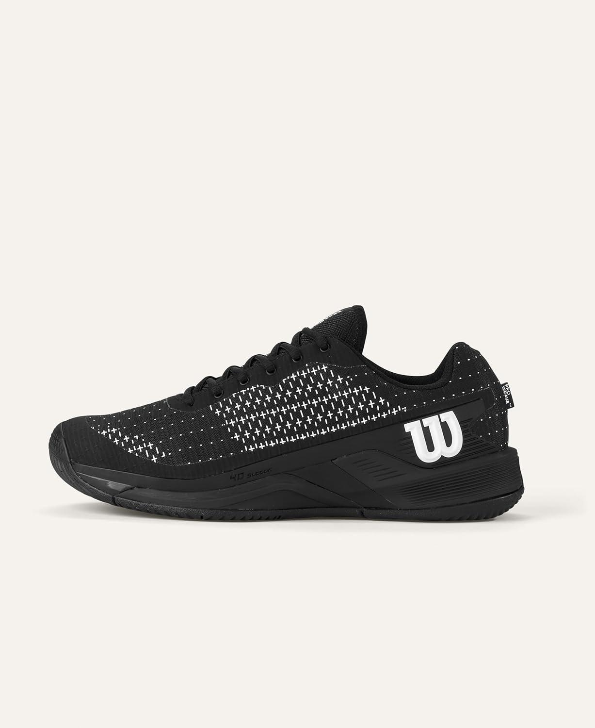 imageWilson Mens Rush Pro Extra Duty Mens Tennis ShoesBlackWhite