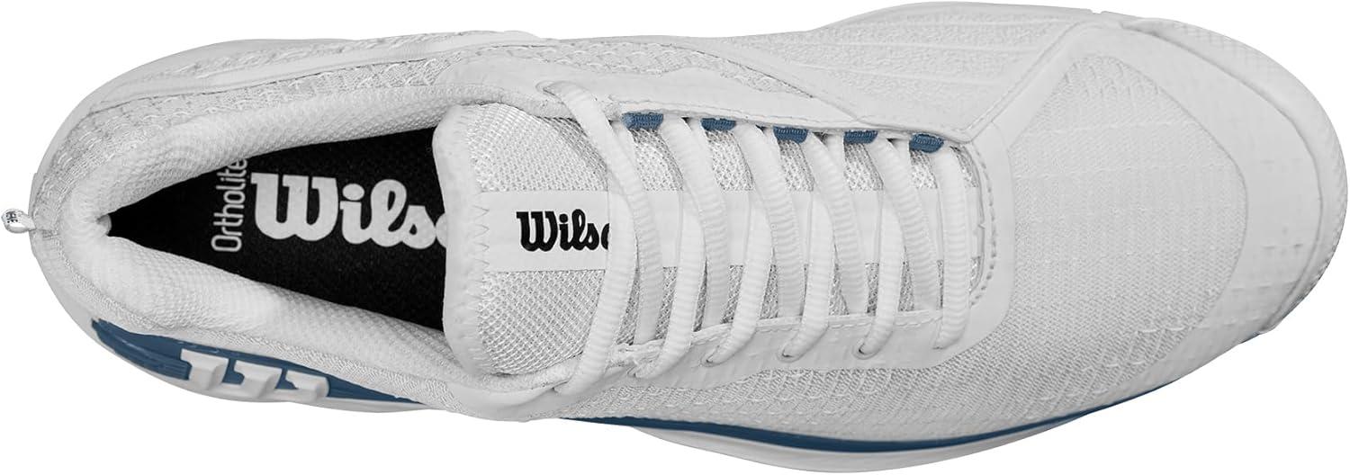 imageWilson Mens Rush Pro Extra Duty Mens Tennis ShoesWhiteChina BlueSilver Birch